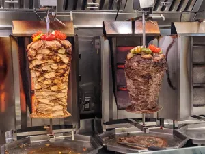 BASHA Waterfront Centre - Middle Eastern restaurant in Downtown Vancouver – fine dining dishes, interior photos, and ambiance.