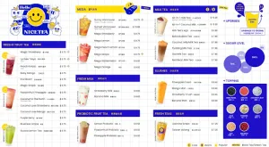 Nice Tea - Bubble Tea restaurant in Downtown Vancouver – fine dining dishes, interior photos, and ambiance.