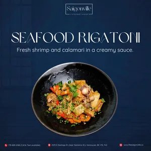 Picture of dish information at The Saigonville Restaurant