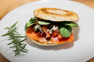 Mangez Mangez Cafe & Eatery - Cafe restaurant in Downtown Vancouver – fine dining dishes, interior photos, and ambiance.