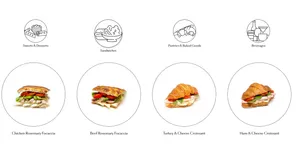 Picture of menu information at Bisou Bakehouse Robson