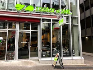 ZAATAR W ZEIT Granville St - Middle Eastern restaurant in Vancouver – fine dining dishes, interior photos, and ambiance.