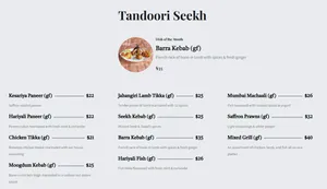 Swad Indian Kitchen - Indian restaurant in Vancouver – fine dining dishes, interior photos, and ambiance.