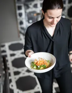 L'Abattoir French restaurant in Downtown Vancouver – fine dining dishes, interior photos, and ambiance.