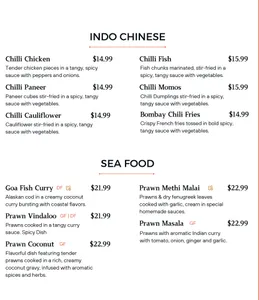 Bombay Masala Restaurant - Indian restaurant in Vancouver – fine dining dishes, interior photos, and ambiance.