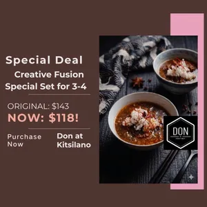 Review photo uploaded by DEALS 团购 at Don at Kitsilano