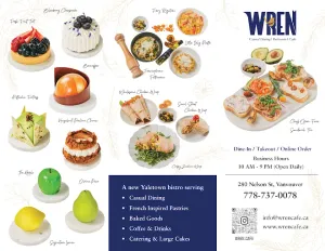 Wren cafe - Cafe restaurant in Downtown Vancouver – fine dining dishes, interior photos, and ambiance.