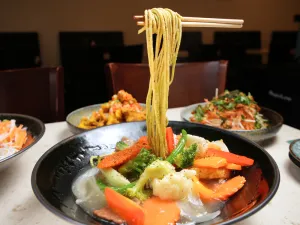 The Hestia Veggie - Vegan restaurant in Downtown Vancouver – fine dining dishes, interior photos, and ambiance.