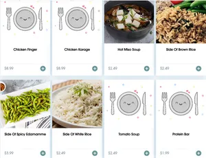 Picture of menu information at Poke N Chat
