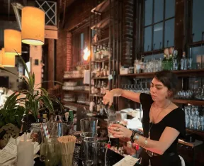 Alibi Room - North American restaurant in Downtown Vancouver – fine dining dishes, interior photos, and ambiance.