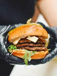 Blaze Gourmet Burgers - Burger & Fried Chicken restaurant in Vancouver – fine dining dishes, interior photos, and ambiance.