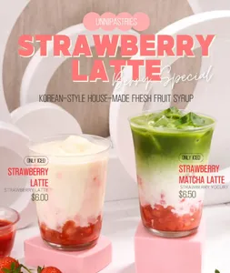 Picture of dish Strawberry Latte at UNNI PASTRIES