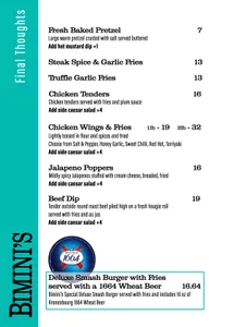 Bimini's Since 1975 - Brewery & Pubs restaurant in Vancouver – fine dining dishes, interior photos, and ambiance.