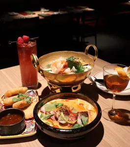 Charm by Zab Bite - Thai restaurant in Vancouver – fine dining dishes, interior photos, and ambiance.