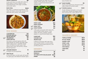 Bombay Kitchen and Bar on Denman - Indian restaurant in Downtown Vancouver – fine dining dishes, interior photos, and ambiance.