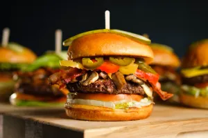 Blaze Gourmet Burgers - Burger & Fried Chicken restaurant in Vancouver – fine dining dishes, interior photos, and ambiance.