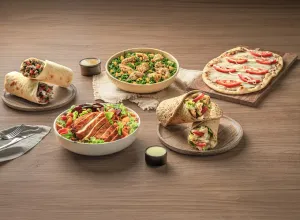 ZAATAR W ZEIT Granville St - Middle Eastern restaurant in Vancouver – fine dining dishes, interior photos, and ambiance.