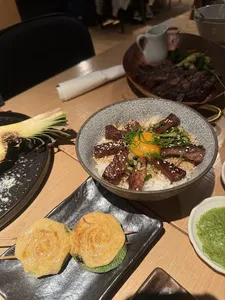 Myth Grill & Yakitori Bistro - BBQ restaurant in Richmond – fine dining dishes, interior photos, and ambiance.