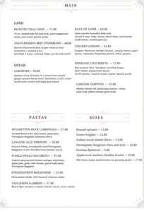 La Terrazza - Italian restaurant in Downtown Vancouver – fine dining dishes, interior photos, and ambiance.