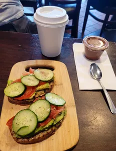 Picture of dish Advocado Toast at Keto Caveman Café
