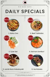 Big Bang Sushi - Japanese & Sushi restaurant in Downtown Vancouver – fine dining dishes, interior photos, and ambiance.