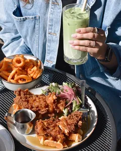 Blaze Gourmet Burgers - Burger & Fried Chicken restaurant in Vancouver – fine dining dishes, interior photos, and ambiance.