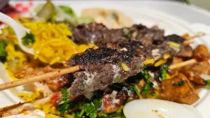 BASHA Waterfront Centre - Middle Eastern restaurant in Downtown Vancouver – fine dining dishes, interior photos, and ambiance.