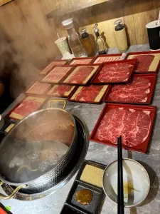 Stone and Flow Asian Bistro - Hot Pot restaurant in Richmond – fine dining dishes, interior photos, and ambiance.