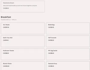 Penny Penny Coffee - Cafe restaurant in Vancouver – fine dining dishes, interior photos, and ambiance.