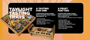 Picture of menu information at Taylight