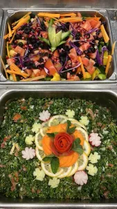 BASHA Waterfront Centre - Middle Eastern restaurant in Downtown Vancouver – fine dining dishes, interior photos, and ambiance.