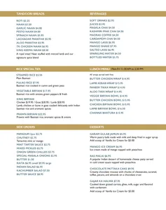 Tandoori King - Indian restaurant in Richmond – fine dining dishes, interior photos, and ambiance.