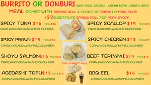 Japarrito - Japanese & Sushi restaurant in Burnaby – fine dining dishes, interior photos, and ambiance.