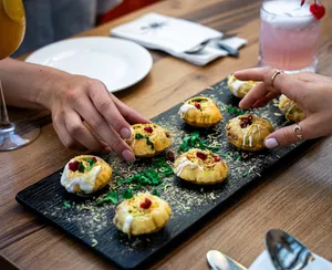 P2P indian restaurant Yaletown - Indian restaurant in Downtown Vancouver – fine dining dishes, interior photos, and ambiance.