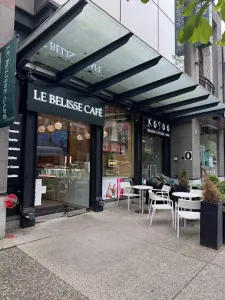 Le Belisse Café - Dessert restaurant in Downtown Vancouver – fine dining dishes, interior photos, and ambiance.