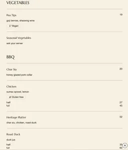 Heritage Restaurant & Bar - Global restaurant in Richmond – fine dining dishes, interior photos, and ambiance.