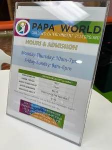 Papa World - For Kids restaurant in Richmond – fine dining dishes, interior photos, and ambiance.