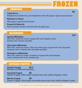 Yolks Broadway - North American restaurant in Vancouver – fine dining dishes, interior photos, and ambiance.