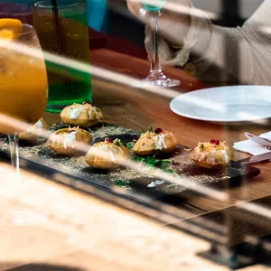 P2P indian restaurant Yaletown - Indian restaurant in Downtown Vancouver – fine dining dishes, interior photos, and ambiance.