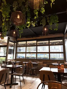 Blaze Gourmet Burgers - Burger & Fried Chicken restaurant in Vancouver – fine dining dishes, interior photos, and ambiance.