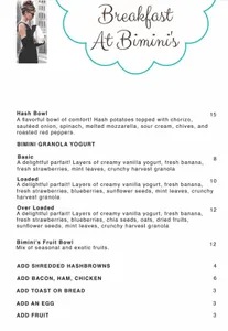 Bimini's Since 1975 - Brewery & Pubs restaurant in Vancouver – fine dining dishes, interior photos, and ambiance.