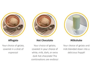 Bella Gelateria Robson - Dessert restaurant in Downtown Vancouver – fine dining dishes, interior photos, and ambiance.