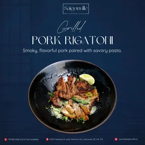 Picture of dish information at The Saigonville Restaurant