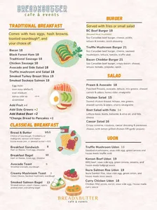 Bread x Butter Cafe - Cafe restaurant in Downtown Vancouver – fine dining dishes, interior photos, and ambiance.