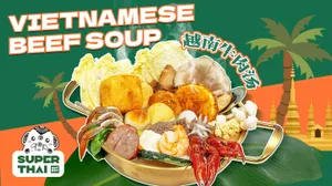 Picture of menu information at Super Thai