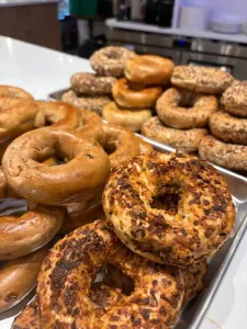 Awesome Bagel & Café - Cafe restaurant in Downtown Vancouver – fine dining dishes, interior photos, and ambiance.
