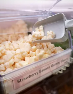 Picture of dish Strawberry Banana Gummy Bears at Ricardo’s Kandy Korner Granville