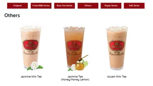 Picture of menu information at Cha Tra Mue