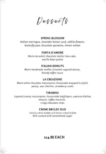 La Terrazza - Italian restaurant in Downtown Vancouver – fine dining dishes, interior photos, and ambiance.