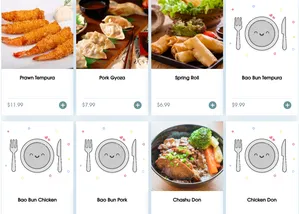 Picture of menu information at Poke N Chat